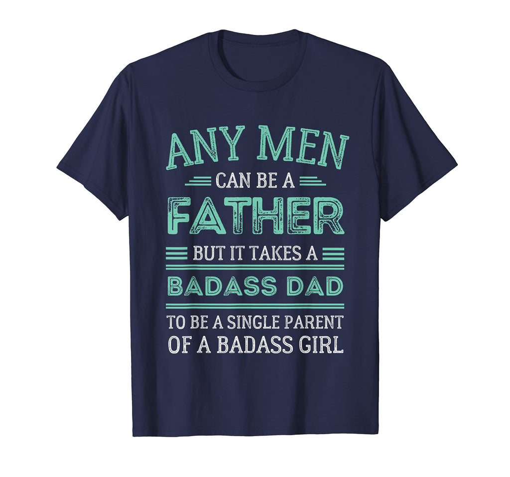 Mens Badass Single Dad Daughter Solo T-Shirt - Minimalist Print Men Women - T-Shirt, Sweatshirt, Hoodie