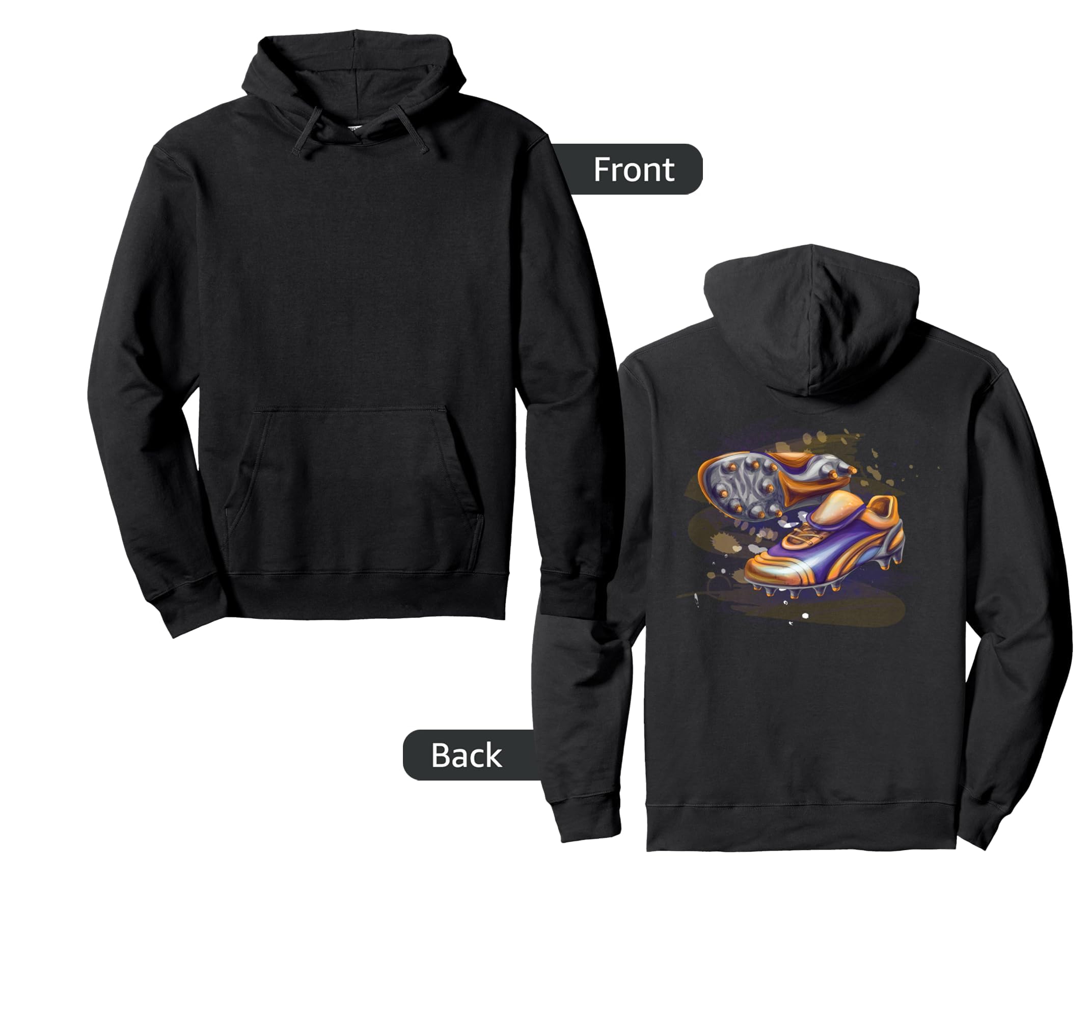 Soccer Ball Soccer Players Soccer Hoodie - Novelty Apparel for Adults - T-Shirt, Sweatshirt, Hoodie