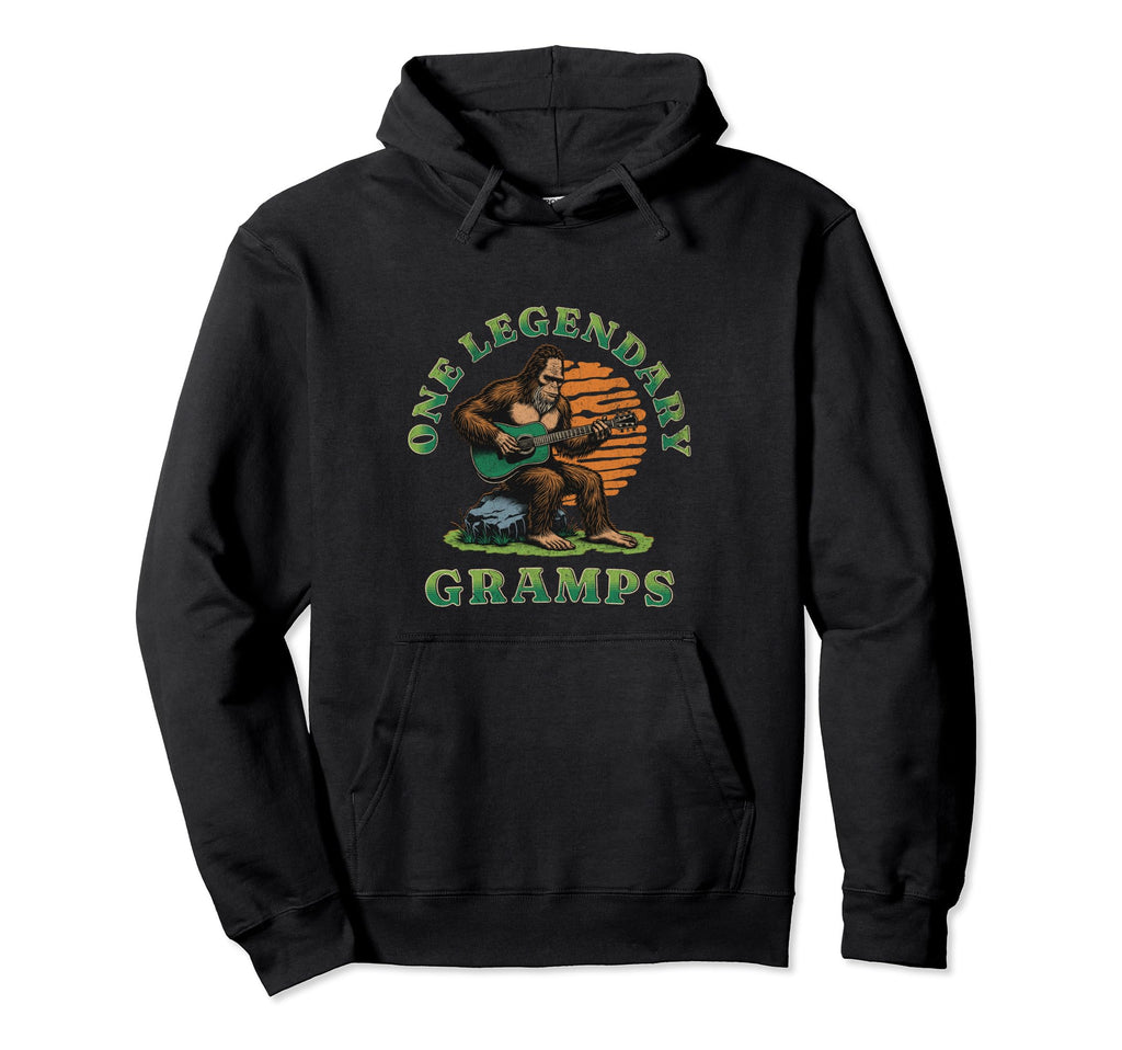 One Legendary Gramps Funny Fathers Hoodie - Fun Novelty Design Men Women - T-Shirt, Sweatshirt, Hoodie