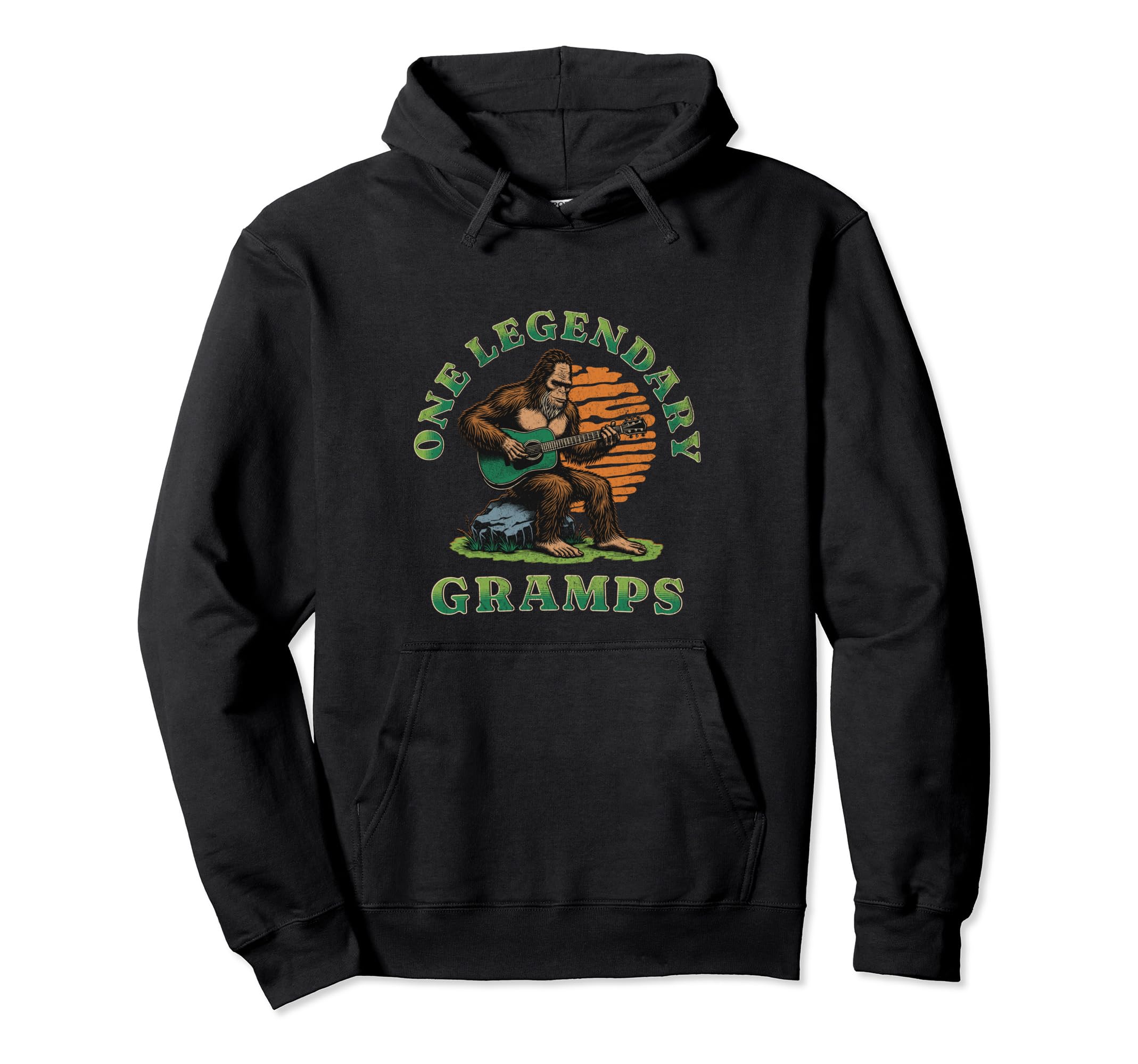 One Legendary Gramps Funny Fathers Hoodie - Fun Novelty Design Men Women - T-Shirt, Sweatshirt, Hoodie