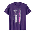 Nurse Squad Flag I Survived Nursing T-Shirt - Graphic Print Men Women - T-Shirt, Sweatshirt, Hoodie