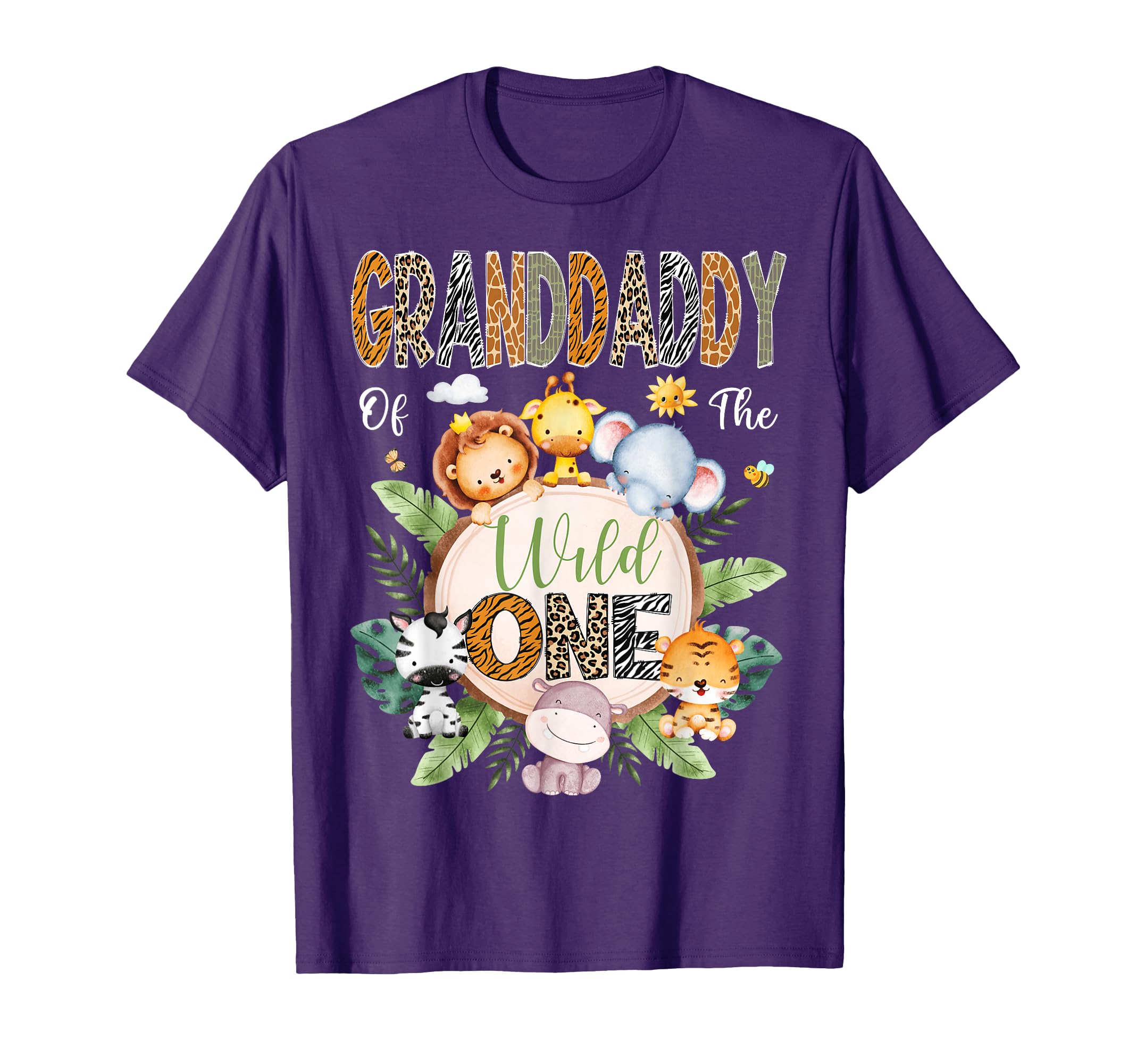 Granddaddy Wild One 1St Birthday T-Shirt - Novelty Apparel Men Women - T-Shirt, Sweatshirt, Hoodie