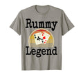 Funny Rummy Legend Card Game Winner T-Shirt - Custom Art Print Unisex - T-Shirt, Sweatshirt, Hoodie