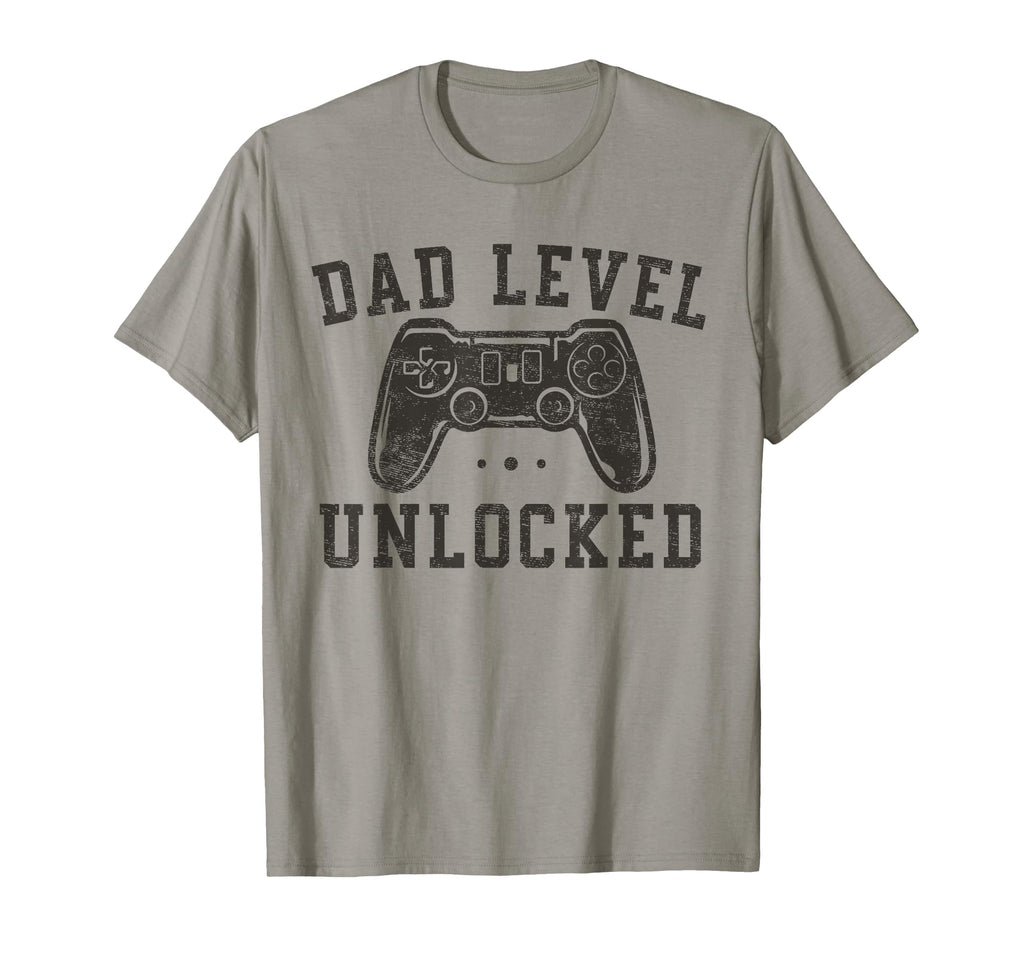 Dad Level Unlocked New Dad To Be T-Shirt - Fun Novelty Design Men Women - T-Shirt, Sweatshirt, Hoodie