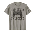 Dad Level Unlocked New Dad To Be T-Shirt - Fun Novelty Design Men Women - T-Shirt, Sweatshirt, Hoodie