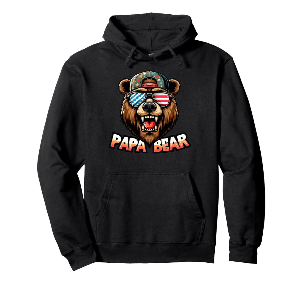 Papa Bear Gifts Funny Birthday Hoodie - Casual Everyday Wear for Adults - T-Shirt, Sweatshirt, Hoodie