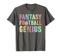Funny Fantasy Football Genius Dad Unicorn T-Shirt - Trendy Graphic Unisex - T-Shirt, Sweatshirt, Hoodie