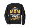 Proud Mom Class 2026 Graduate Sweatshirt - Custom Art Print Unisex - T-Shirt, Sweatshirt, Hoodie