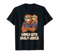 Armed Dadly Jokes Funny Dad Daddy T-Shirt - Unique Graphic Men Women - T-Shirt, Sweatshirt, Hoodie