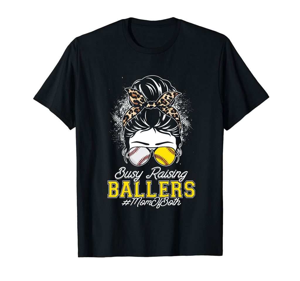 Busy Raising Ballers Baseball T-Shirt - Minimalist Print for Adults - T-Shirt, Sweatshirt, Hoodie