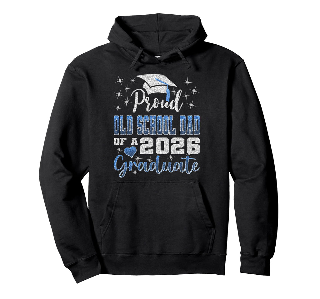 Super Proud Old School Dad 2026 Hoodie - Trendy Graphic for Adults - T-Shirt, Sweatshirt, Hoodie