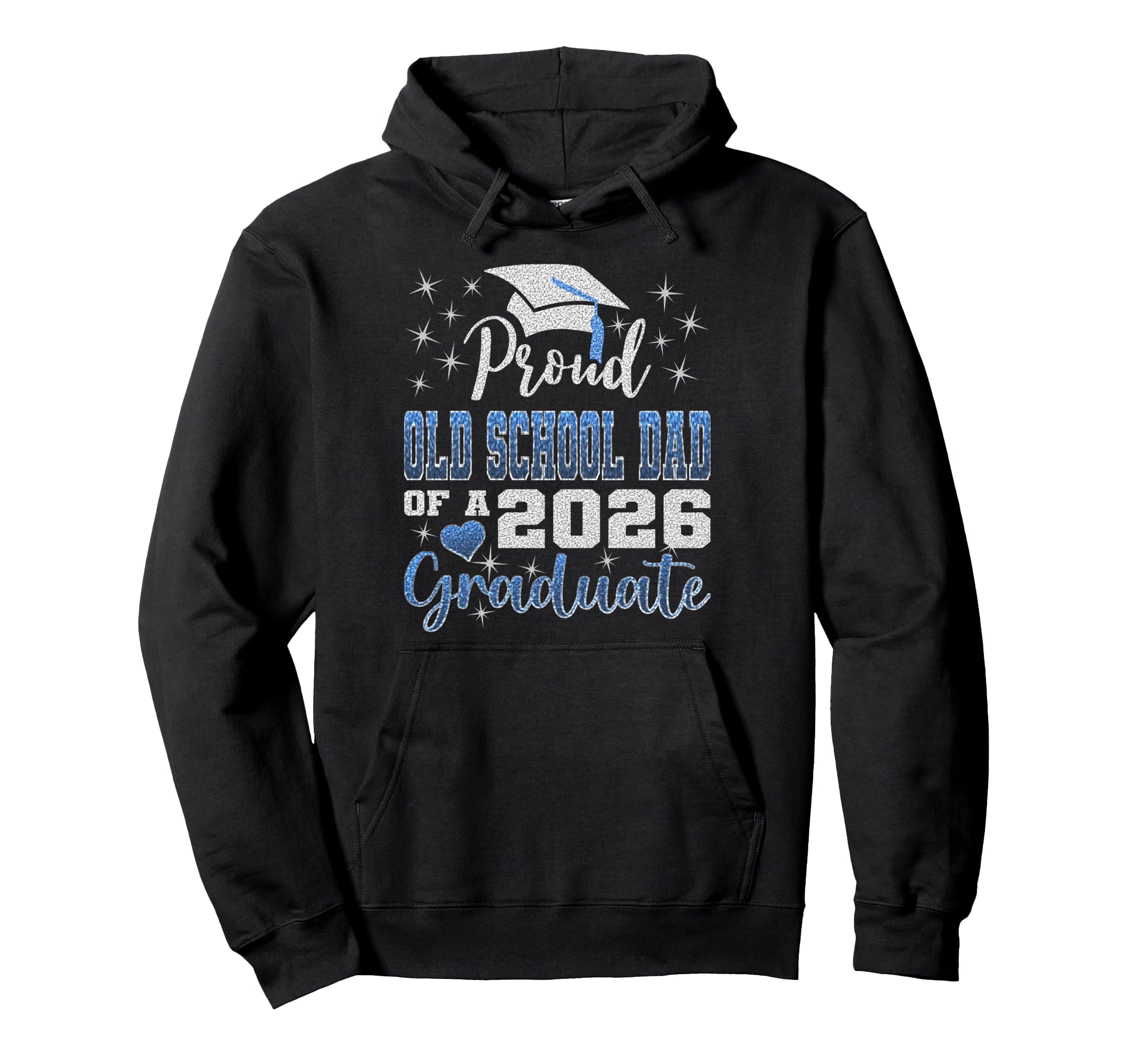 Super Proud Old School Dad 2026 Hoodie - Trendy Graphic for Adults - T-Shirt, Sweatshirt, Hoodie