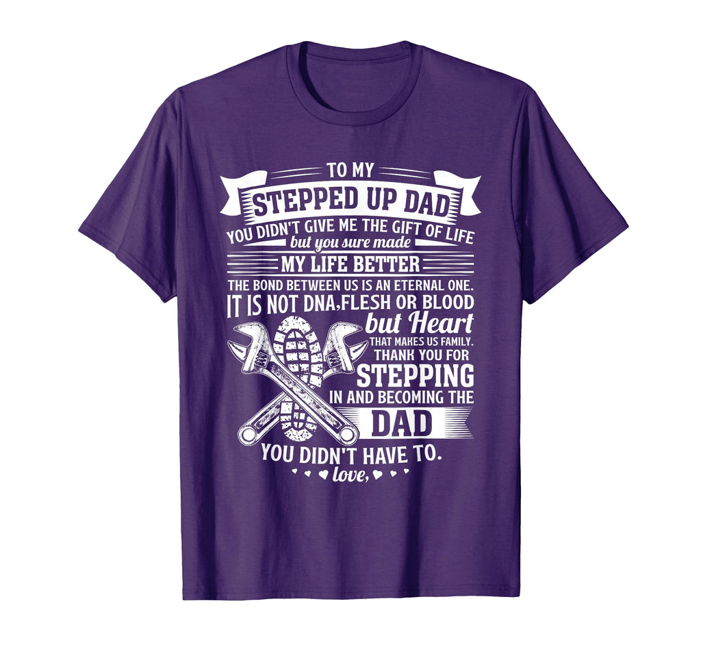 Mechanic Stepdad Fathers Day T-Shirt - Aesthetic Graphic for Adults - T-Shirt, Sweatshirt, Hoodie