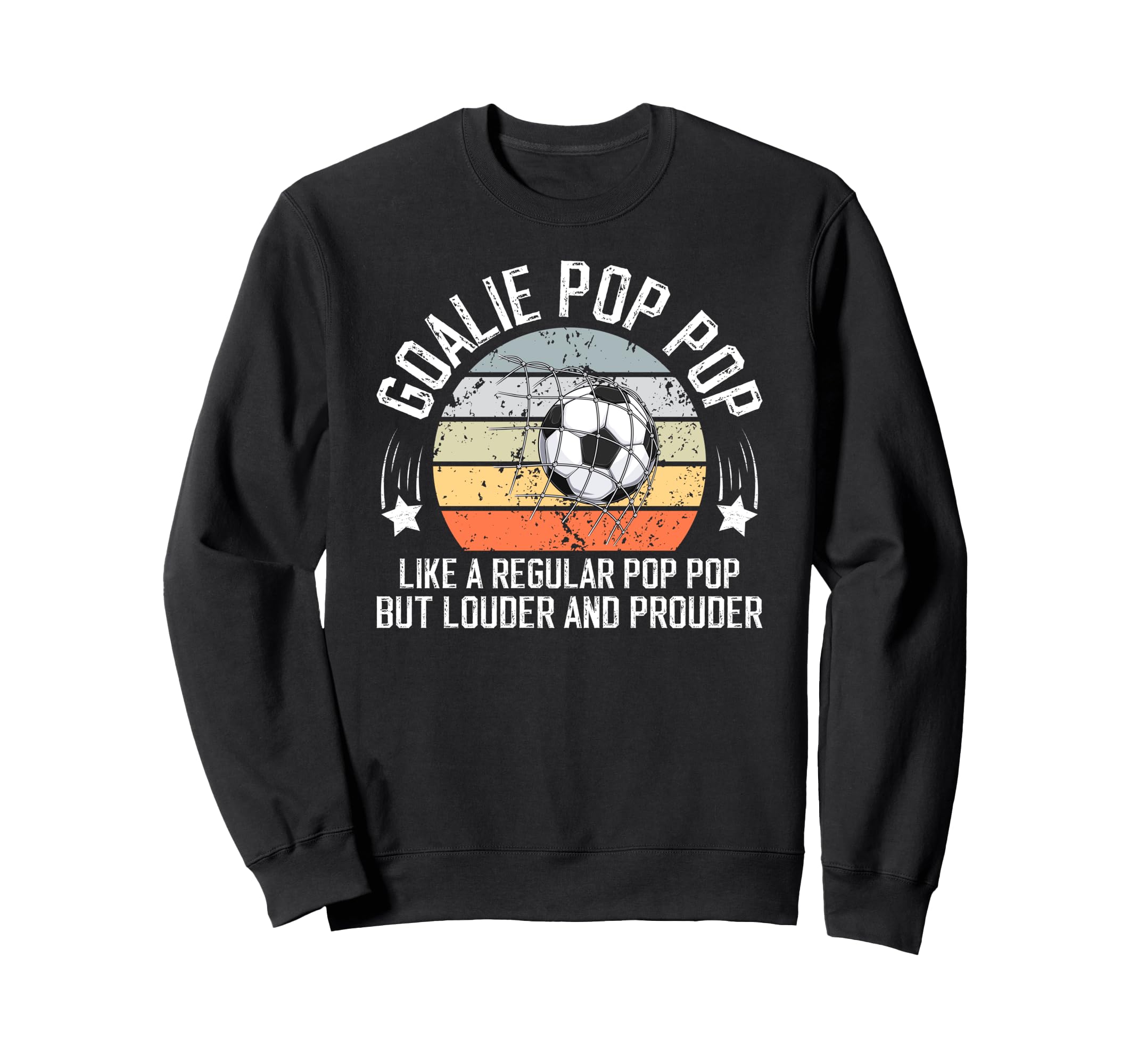 Soccer Goalie Pop Pop Definition Sweatshirt - Minimalist Print for Adults - T-Shirt, Sweatshirt, Hoodie