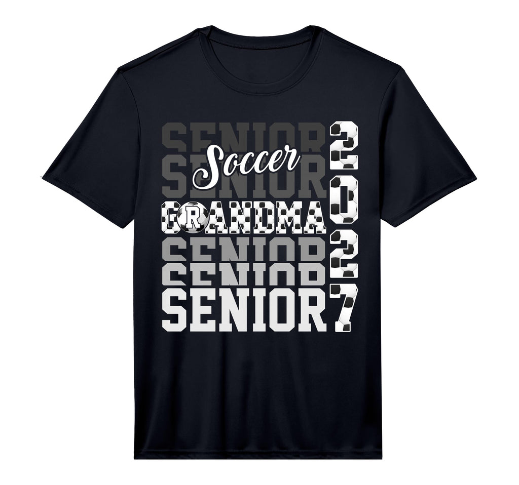 Senior 2027 Soccer Grandma Proud T-Shirt - Novelty Apparel Men Women - T-Shirt, Sweatshirt, Hoodie