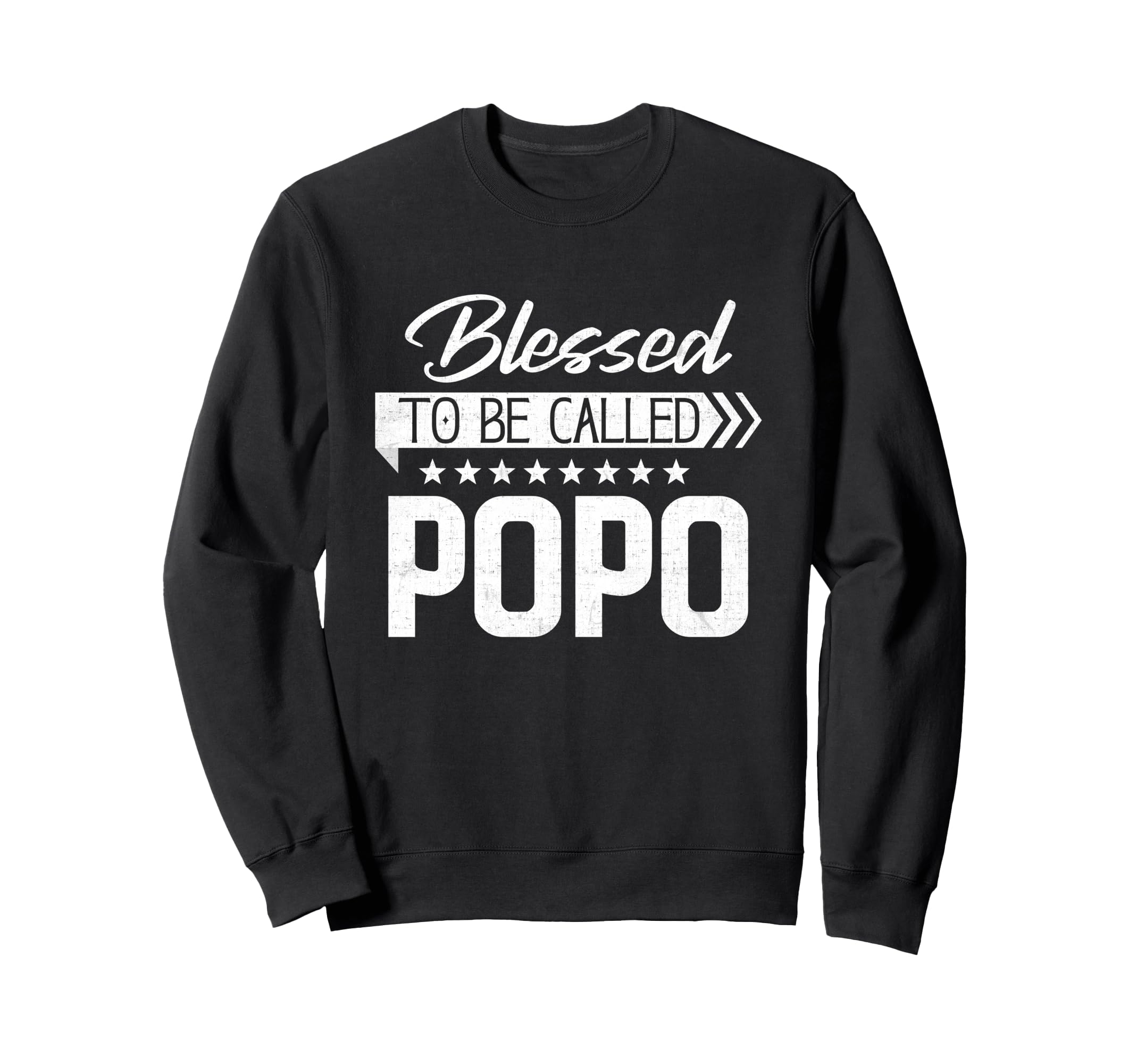 Blessed To Be Called Popo Sweatshirt - Casual Everyday Wear for Adults - T-Shirt, Sweatshirt, Hoodie