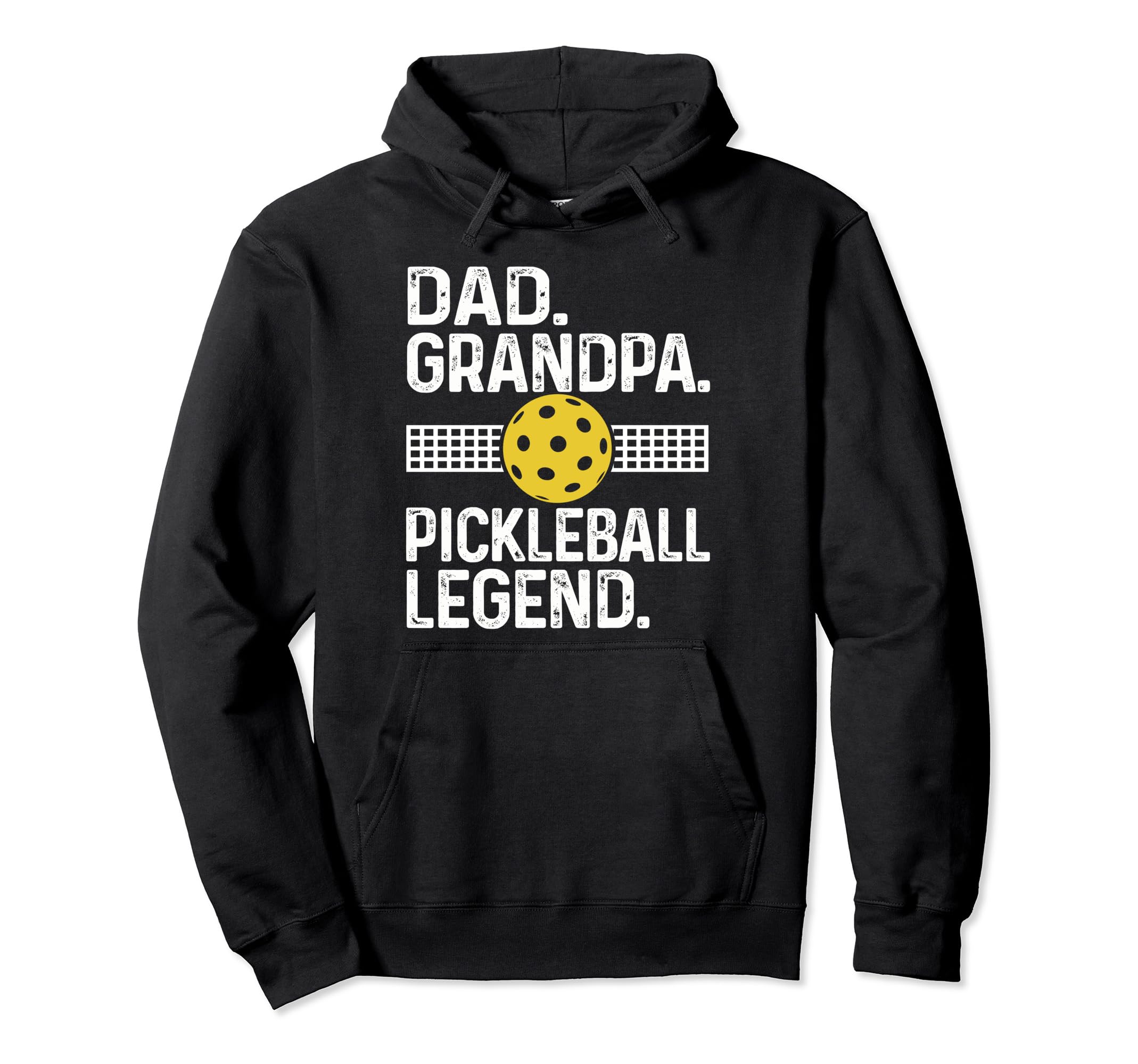 Dad Grandpa Pickleball Legend Player Hoodie - Fun Novelty Design Men Women - T-Shirt, Sweatshirt, Hoodie