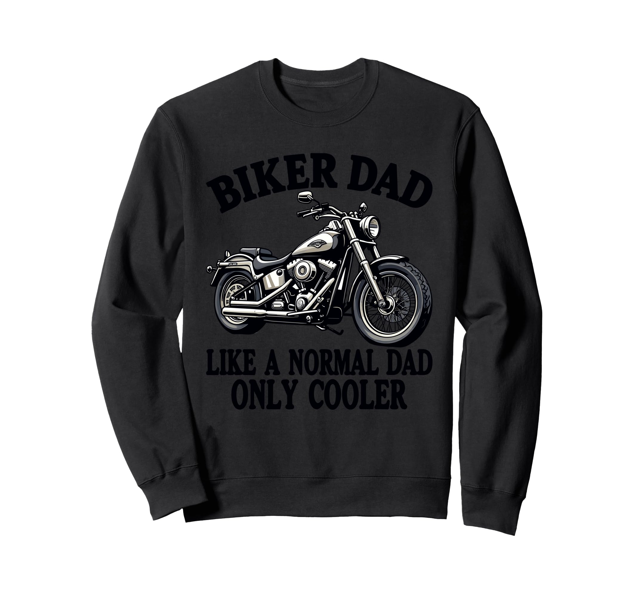 Father Rider Biker Dad Fathers Day Sweatshirt - Unique Graphic Men Women - T-Shirt, Sweatshirt, Hoodie