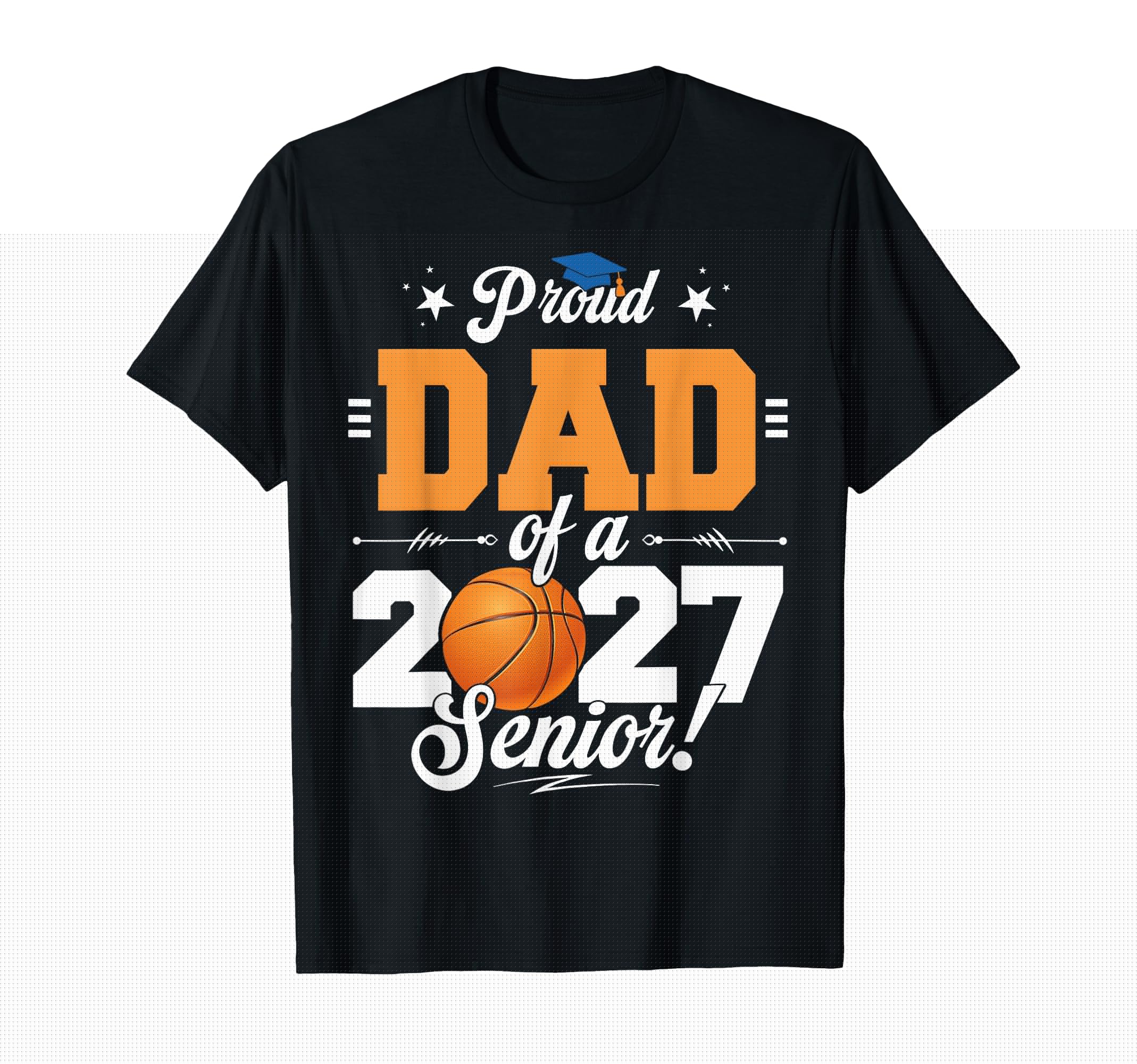 Proud Dad Basketball Senior Class T-Shirt - Minimalist Print Men Women - T-Shirt, Sweatshirt, Hoodie