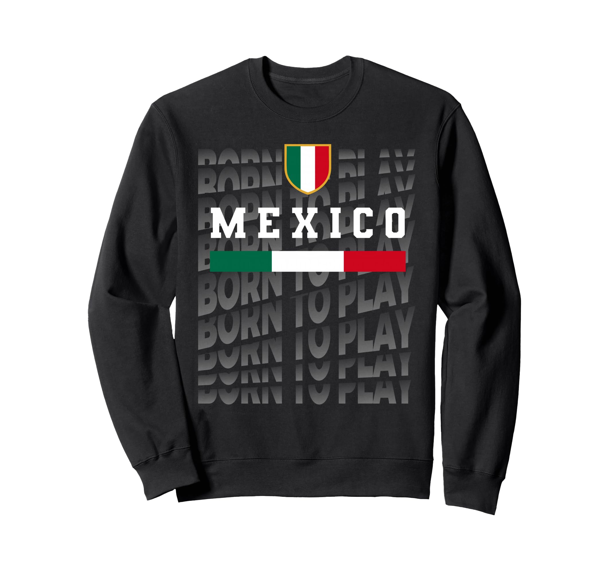 Mexico Soccer Football Flag Jersey Sweatshirt - Custom Art Print Unisex - T-Shirt, Sweatshirt, Hoodie