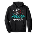 Soccer Nannie Funny Soccer Player Nannie Hoodie - Novelty Apparel Unisex - T-Shirt, Sweatshirt, Hoodie