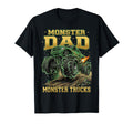 Monster Trucks Dad Family Matching T-Shirt - Custom Art Print Men Women - T-Shirt, Sweatshirt, Hoodie