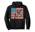 Air Force Veteran Us American Flag Hoodie - Custom Art Print for Adults - T-Shirt, Sweatshirt, Hoodie
