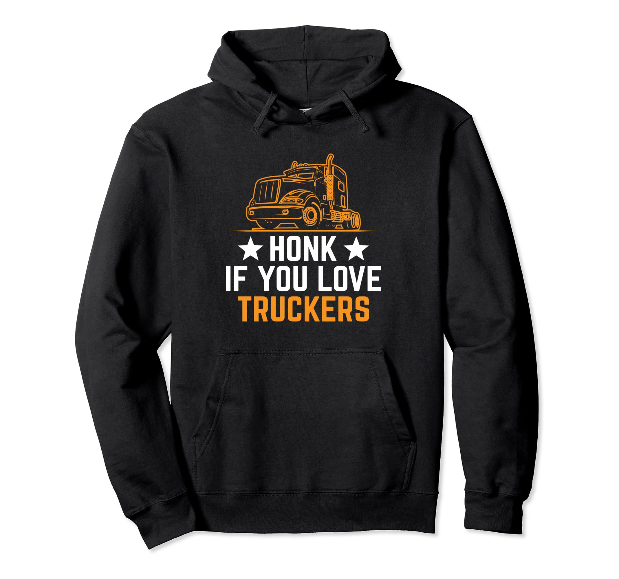 Trucker Driving Dad Trucker Father Hoodie - Fun Novelty Design Men Women - T-Shirt, Sweatshirt, Hoodie