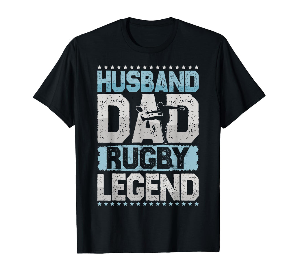 Football Husband Dad Rugby Legend Rugby T-Shirt - Streetwear Style Unisex - T-Shirt, Sweatshirt, Hoodie