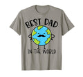 Best Dad World Earth Surprise T-Shirt - Fun Novelty Design for Adults - T-Shirt, Sweatshirt, Hoodie