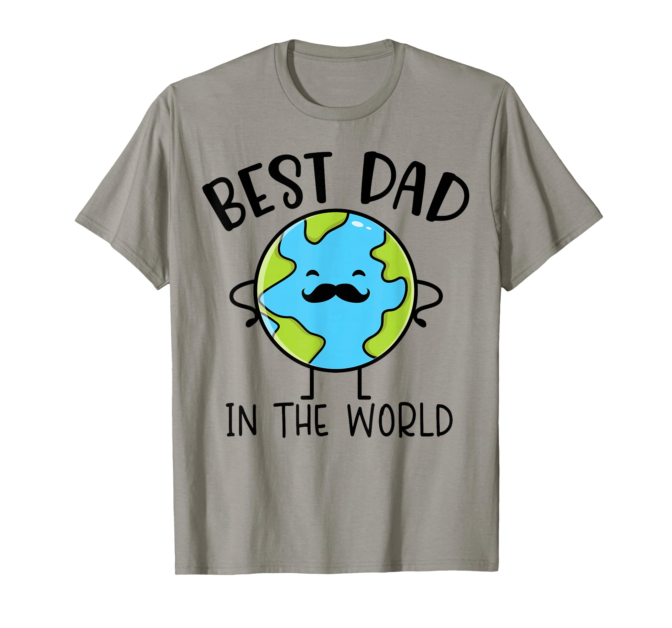 Best Dad World Earth Surprise T-Shirt - Fun Novelty Design for Adults - T-Shirt, Sweatshirt, Hoodie