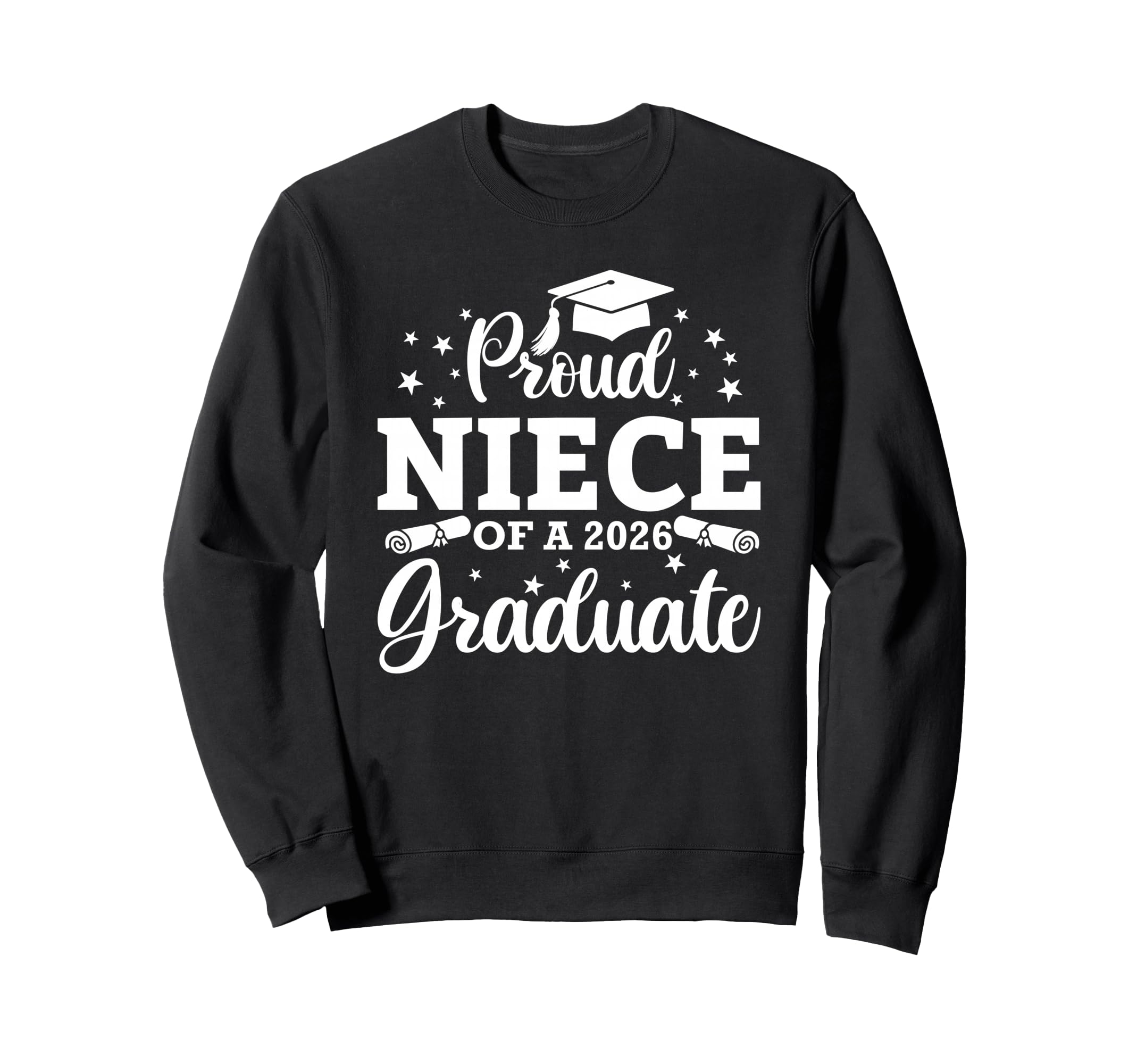 Proud Niece 2026 Graduate Senior Sweatshirt - Minimalist Print Men Women - T-Shirt, Sweatshirt, Hoodie