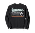 Funny Football Lineman Definition Sweatshirt - Custom Art Print for Adults - T-Shirt, Sweatshirt, Hoodie