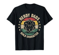 Dice D20 Nerdy Dads Build Character T-Shirt - Custom Art Print Men Women - T-Shirt, Sweatshirt, Hoodie