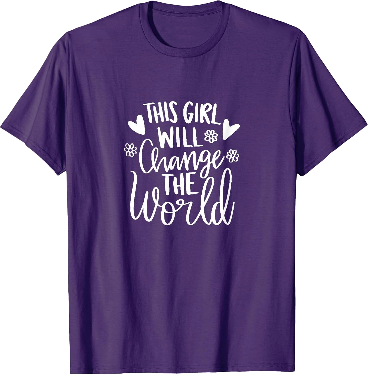 This Girl Will Change The World - Adult & Kids T-Shirts, Sweatshirts & Hoodies apparel design preview 1