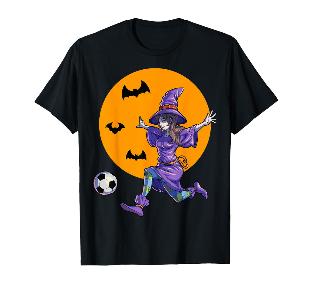 Soccer Witch Halloween Soccer T-Shirt - Novelty Apparel for Adults - T-Shirt, Sweatshirt, Hoodie