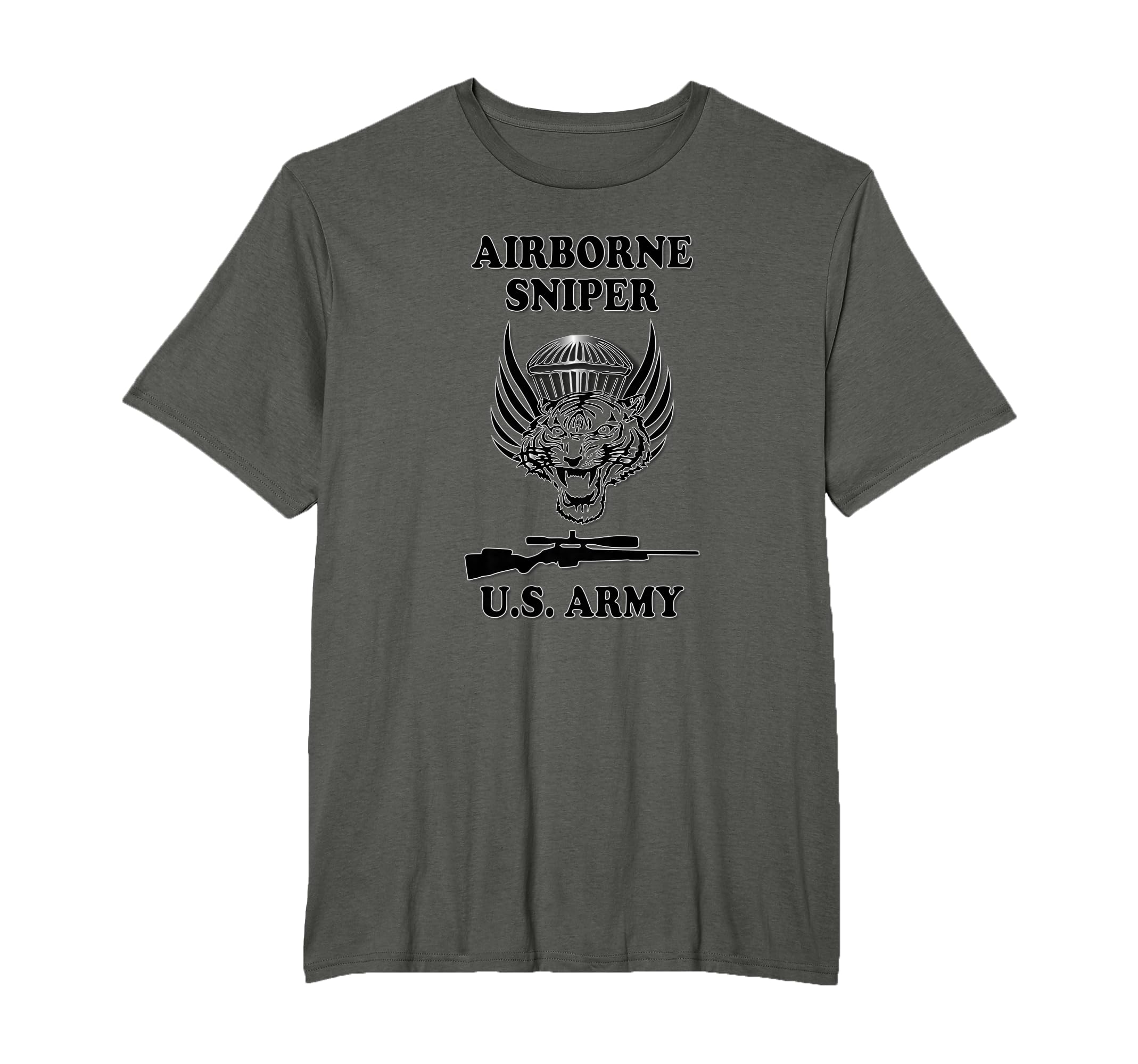 U S Army Airborne Sniper T-Shirt - Aesthetic Graphic Unisex - T-Shirt, Sweatshirt, Hoodie