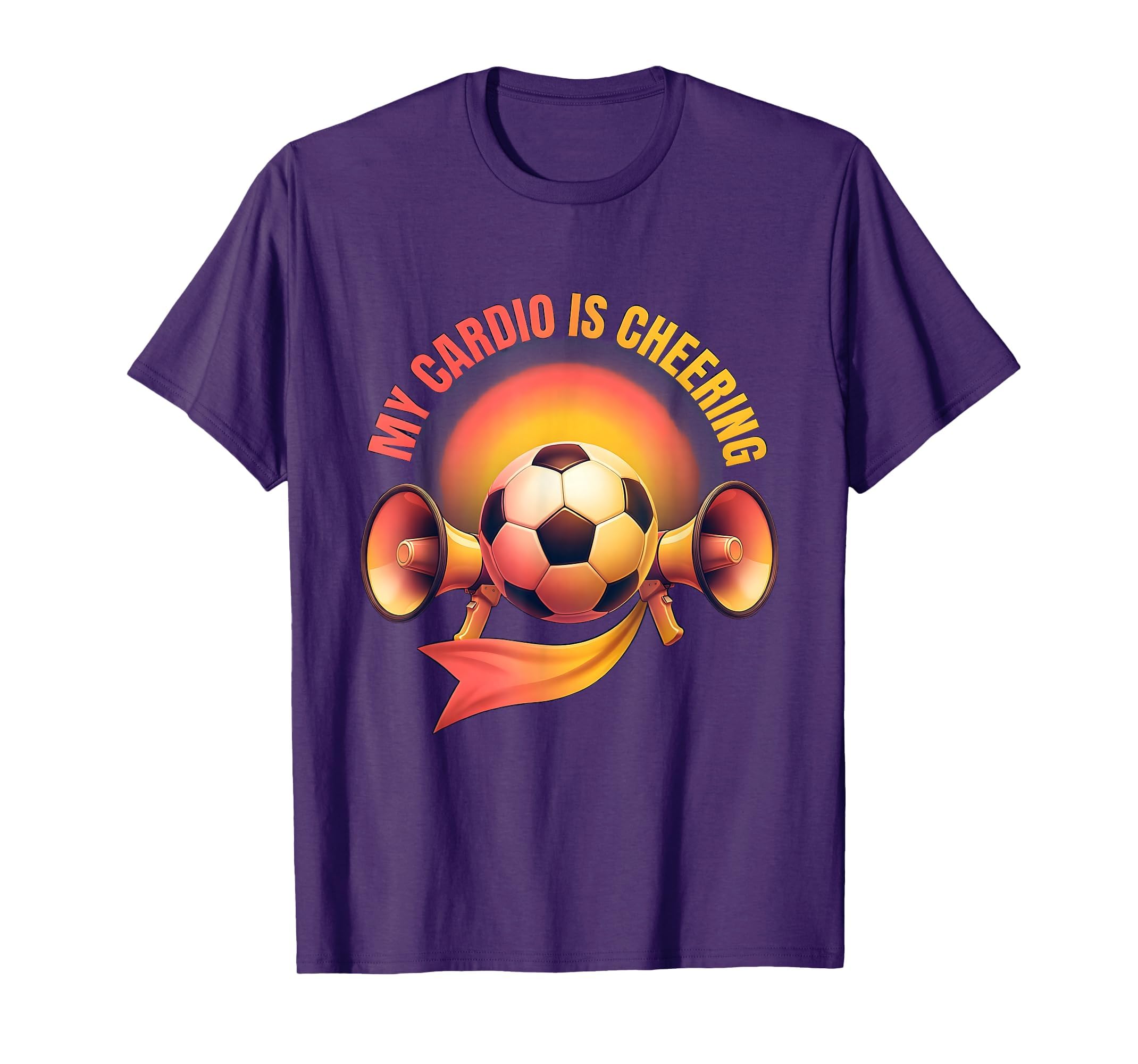 My Cardio Is Cheering Soccer Mom T-Shirt - Custom Art Print for Adults - T-Shirt, Sweatshirt, Hoodie