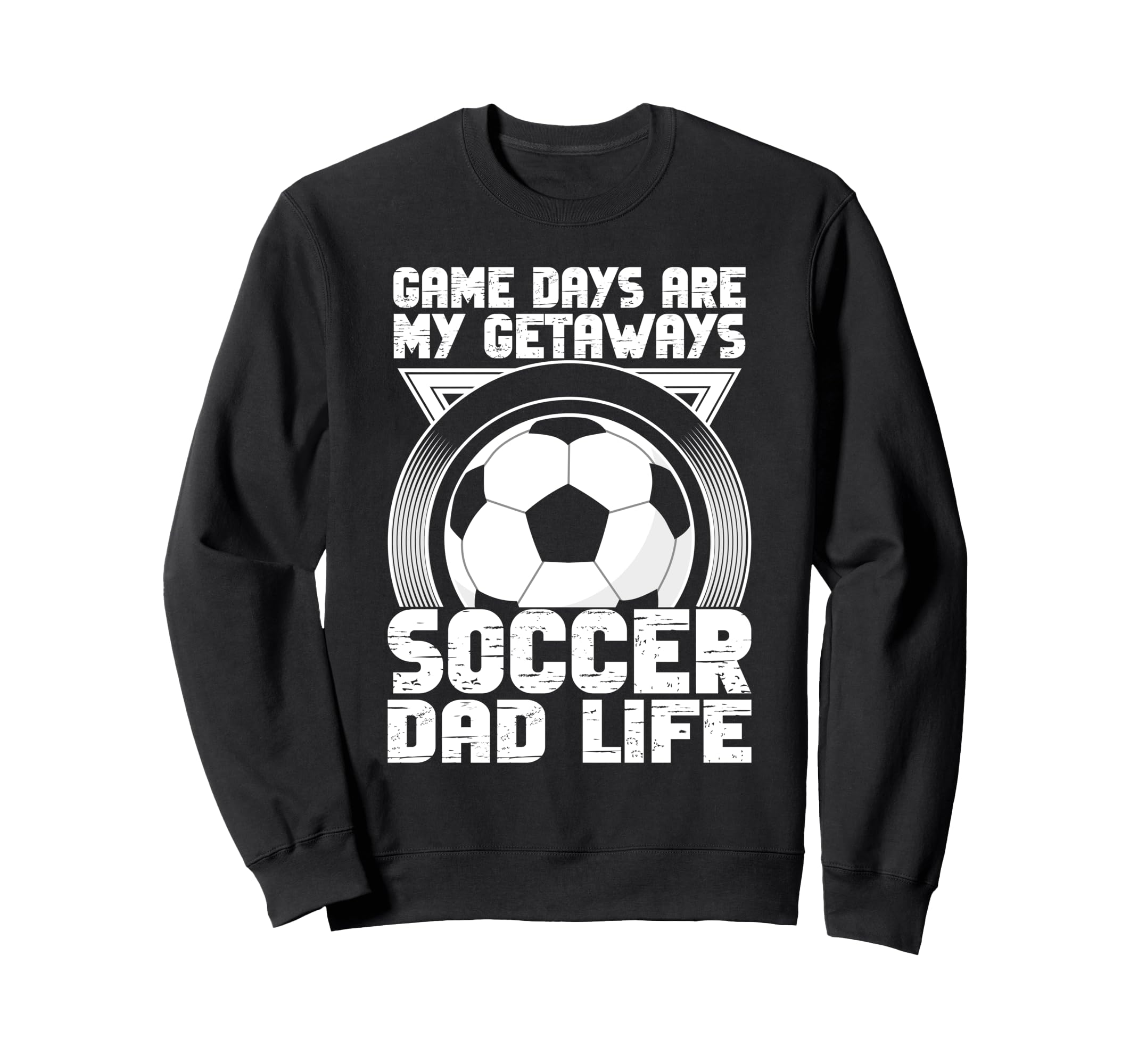Game Days Are My Getaways Soccer Sweatshirt - Minimalist Print for Adults - T-Shirt, Sweatshirt, Hoodie