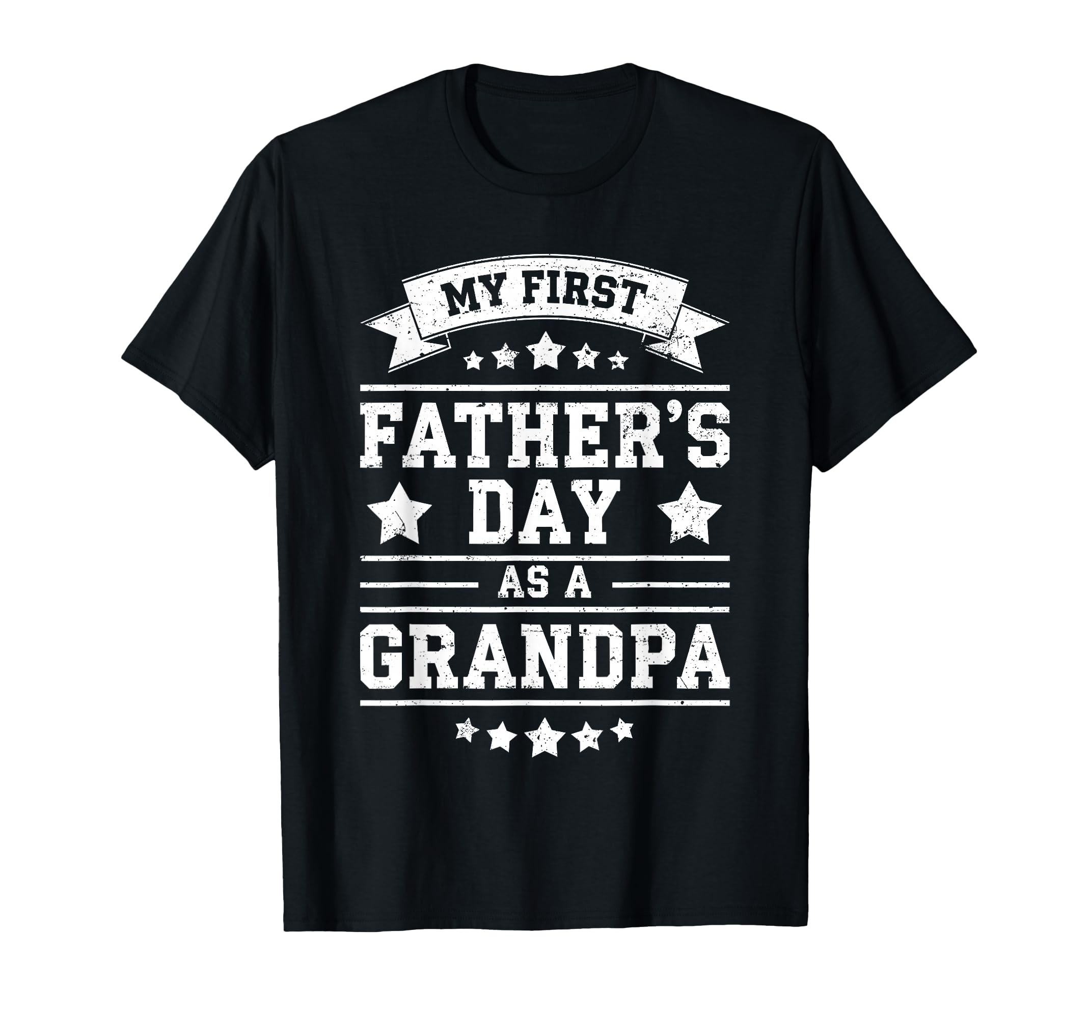 My First Fathers Day As Grandpa Papa T-Shirt - Trendy Graphic for Adults - T-Shirt, Sweatshirt, Hoodie