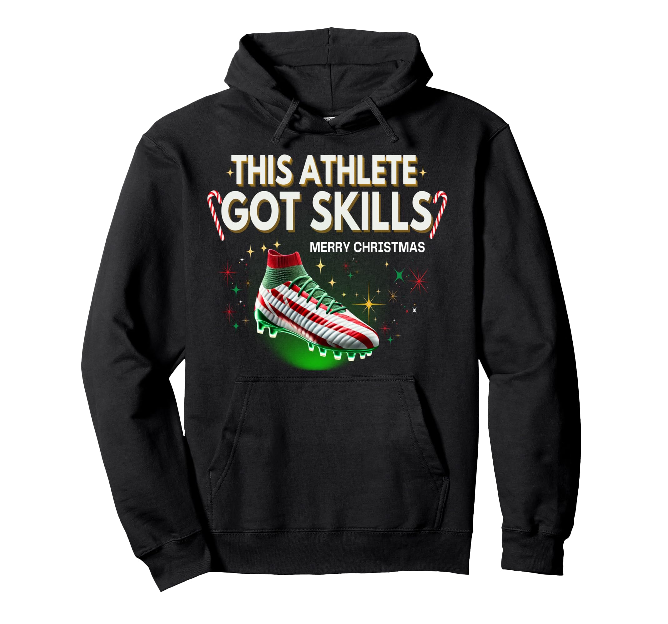 Funny Soccer Player Athlete Holiday Gift Hoodie - Trendy Graphic Unisex - T-Shirt, Sweatshirt, Hoodie