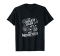 Coolest Dads Ride Motorcycles Biker T-Shirt - Minimalist Print Men Women - T-Shirt, Sweatshirt, Hoodie
