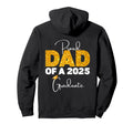 Proud Dad Class 2025 Graduate Hoodie - Minimalist Print Unisex - T-Shirt, Sweatshirt, Hoodie