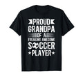 Proud Grandpa Soccer Player T-Shirt - Fun Novelty Design for Adults - T-Shirt, Sweatshirt, Hoodie