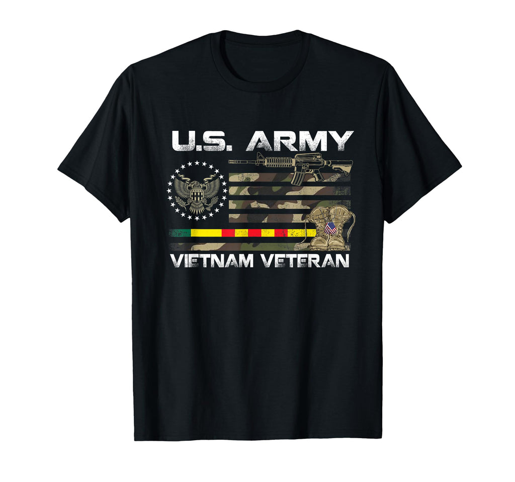 U S Army Vietnam Veteran Vietnam T-Shirt - Novelty Apparel for Adults - T-Shirt, Sweatshirt, Hoodie