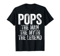 Pops Myth Legend Fathers Day T-Shirt - Novelty Apparel for Adults - T-Shirt, Sweatshirt, Hoodie