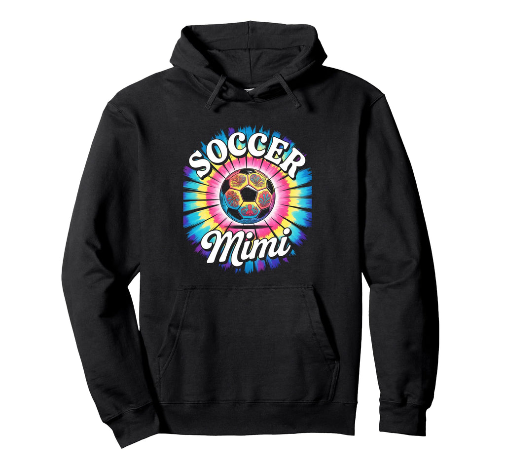 Soccer Mimi Grandma Tie Dye Hoodie - Minimalist Print Unisex - T-Shirt, Sweatshirt, Hoodie