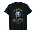 Seattle Sea Dogs Minor League Baseball T-Shirt - Custom Art Print Unisex - T-Shirt, Sweatshirt, Hoodie