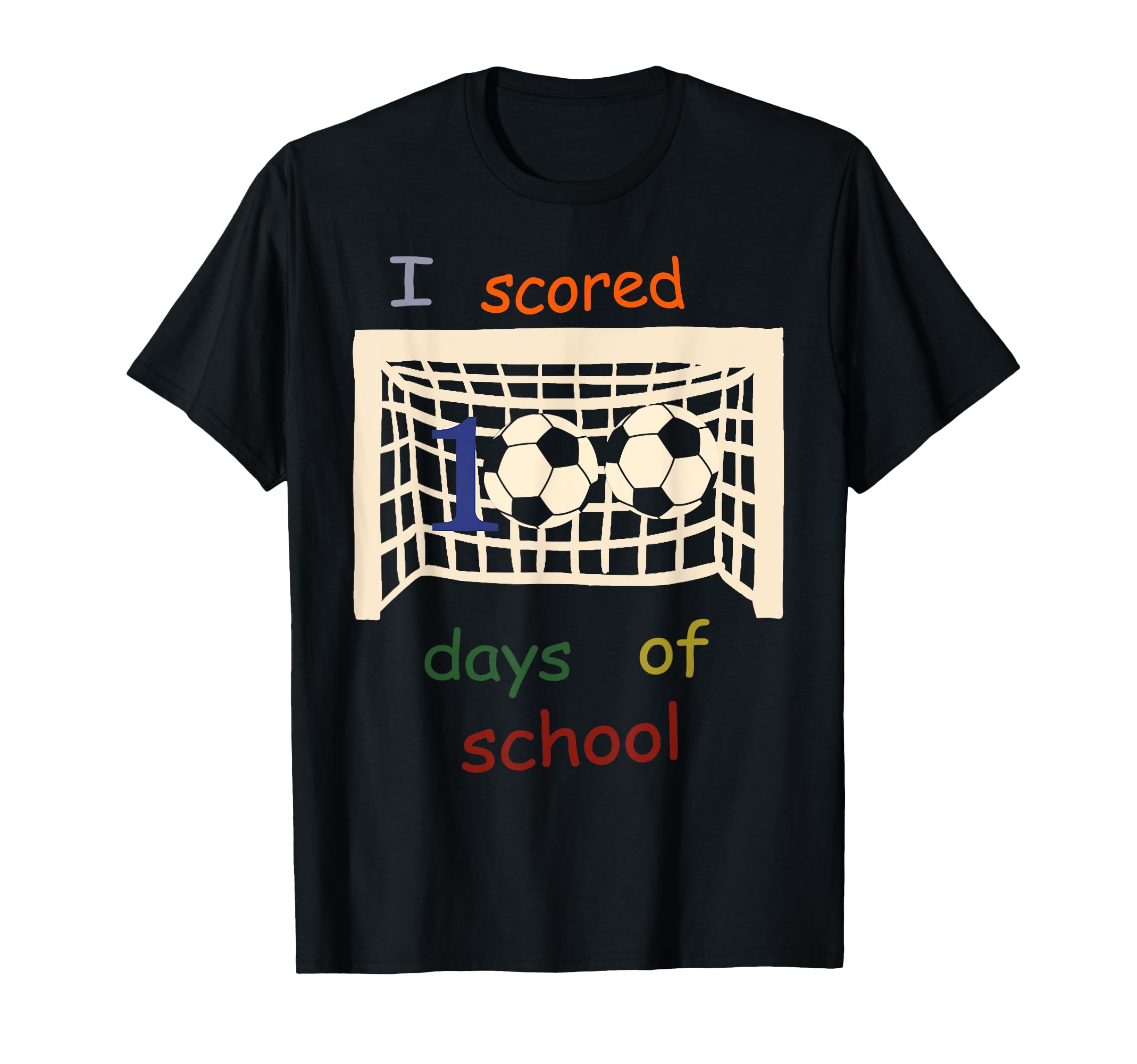 100 Days School Soccer 100Th Day Gifts T-Shirt - Aesthetic Graphic Unisex - T-Shirt, Sweatshirt, Hoodie