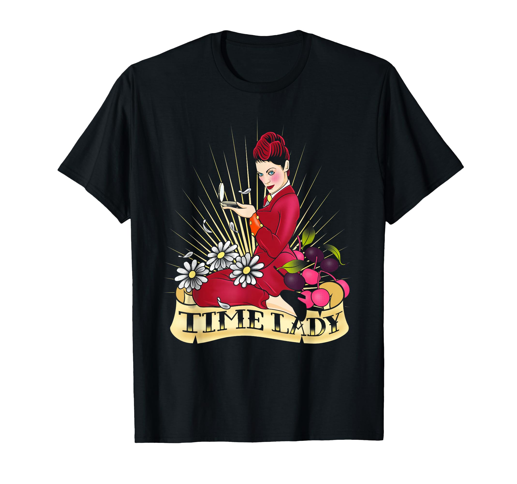Rockabilly Missy Time Lady T-Shirt - Fun Novelty Design Men Women - T-Shirt, Sweatshirt, Hoodie